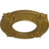 imageEkena Millwork Benson Ceiling Medallion Jet BlackGold Rush Metallic Series