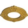 imageEkena Millwork Benson Ceiling Medallion Jet BlackIridescent Gold Metallic Series