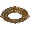 imageEkena Millwork Benson Ceiling Medallion Jet BlackPale Gold Metallic Series