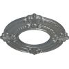 imageEkena Millwork Benson Ceiling Medallion Jet BlackPlatinum Metallic Series