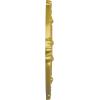 imageEkena Millwork Benson Ceiling Medallion Jet BlackRich Gold Metallic Series