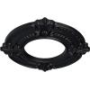 imageEkena Millwork Benson Ceiling Medallion Jet BlackSteel Gray Metallic Series