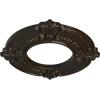 imageEkena Millwork Benson Ceiling Medallion Jet BlackStone Hearth Flat Finish
