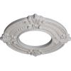 imageEkena Millwork Benson Ceiling Medallion Jet BlackUltra Pure White Flat Finish