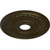 imageEkena Millwork CM16MLPES 16OD X 3 58ID X 34P Melonie Ceiling Medallion Fits Canopies Up to 6 38 PewterGreen Gold Metallic Series