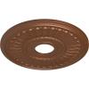 imageEkena Millwork CM16MLPES 16OD X 3 58ID X 34P Melonie Ceiling Medallion Fits Canopies Up to 6 38 PewterPolished Copper Metallic Series