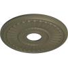 imageEkena Millwork CM16MLPES 16OD X 3 58ID X 34P Melonie Ceiling Medallion Fits Canopies Up to 6 38 PewterSpartan Stone Flat Finish