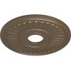 imageEkena Millwork CM16MLPES 16OD X 3 58ID X 34P Melonie Ceiling Medallion Fits Canopies Up to 6 38 PewterWarm Silver Metallic Series