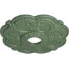 imageEkena Millwork CM17RORUSDecorative Ceiling Medallions Modeled After Original Historical Patterns amp Designs RustAthenian Green Flat Finish