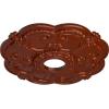 imageEkena Millwork CM17RORUSDecorative Ceiling Medallions Modeled After Original Historical Patterns amp Designs RustFirebrick Flat Finish