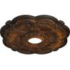 imageEkena Millwork CM17RORUSDecorative Ceiling Medallions Modeled After Original Historical Patterns amp Designs RustRust Metallic Series