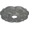 imageEkena Millwork CM17RORUSDecorative Ceiling Medallions Modeled After Original Historical Patterns amp Designs RustSilver Metallic Series