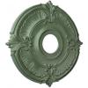 imageEkena Millwork CM18ATPASDecorative Ceiling Medallions Modeled After Original Historical Patterns amp Designs Pale GoldAthenian Green Flat Finish