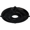 imageEkena Millwork CM18ATPASDecorative Ceiling Medallions Modeled After Original Historical Patterns amp Designs Pale GoldJet Black Flat Finish