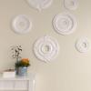 imageEkena Millwork CM18ATPASDecorative Ceiling Medallions Modeled After Original Historical Patterns amp Designs Pale GoldPrimed