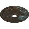 imageEkena Millwork CM18KE 18Inch OD x 3 12Inch ID x 1 14Inch Kent Ceiling MedallionBronze Blue Patina Metallic Series