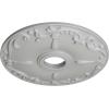 imageEkena Millwork CM18KE 18Inch OD x 3 12Inch ID x 1 14Inch Kent Ceiling MedallionFrost Flat Finish