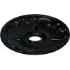 imageEkena Millwork CM18KE 18Inch OD x 3 12Inch ID x 1 14Inch Kent Ceiling MedallionJet Black Flat Finish