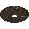 imageEkena Millwork CM18KE 18Inch OD x 3 12Inch ID x 1 14Inch Kent Ceiling MedallionStone Hearth Crackle Flat Finish
