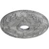 imageEkena Millwork CM18KE 18Inch OD x 3 12Inch ID x 1 14Inch Kent Ceiling MedallionUltra Pure White Crackle Flat Finish