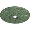 imageEkena Millwork CM18NO 18Inch OD x 3 12Inch ID x 1 38Inch Norwich Ceiling MedallionAthenian Green Flat Finish