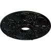 imageEkena Millwork CM18NO 18Inch OD x 3 12Inch ID x 1 38Inch Norwich Ceiling MedallionBlack Pearl Metallic Series