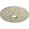 imageEkena Millwork CM18NO 18Inch OD x 3 12Inch ID x 1 38Inch Norwich Ceiling MedallionClear Yellow Flat Finish