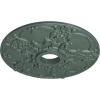imageEkena Millwork CM18NO 18Inch OD x 3 12Inch ID x 1 38Inch Norwich Ceiling MedallionCloud Burst Flat Finish