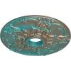 imageEkena Millwork CM18NO 18Inch OD x 3 12Inch ID x 1 38Inch Norwich Ceiling MedallionCopper Green Patina Metallic Series