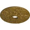 imageEkena Millwork CM18NO 18Inch OD x 3 12Inch ID x 1 38Inch Norwich Ceiling MedallionGold Rush Metallic Series