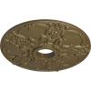imageEkena Millwork CM18NO 18Inch OD x 3 12Inch ID x 1 38Inch Norwich Ceiling MedallionMississippi Mud Flat Finish