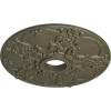 imageEkena Millwork CM18NO 18Inch OD x 3 12Inch ID x 1 38Inch Norwich Ceiling MedallionPainted Turtle Flat Finish