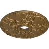 imageEkena Millwork CM18NO 18Inch OD x 3 12Inch ID x 1 38Inch Norwich Ceiling MedallionPale Gold Metallic Series