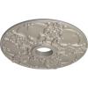 imageEkena Millwork CM18NO 18Inch OD x 3 12Inch ID x 1 38Inch Norwich Ceiling MedallionPearl White Metallic Series