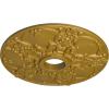 imageEkena Millwork CM18NO 18Inch OD x 3 12Inch ID x 1 38Inch Norwich Ceiling MedallionPharaohs Gold Metallic Series