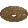 imageEkena Millwork CM18NO 18Inch OD x 3 12Inch ID x 1 38Inch Norwich Ceiling MedallionRubbed Bronze Metallic Series