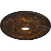 imageEkena Millwork CM18NO 18Inch OD x 3 12Inch ID x 1 38Inch Norwich Ceiling MedallionRust Metallic Series
