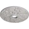 imageEkena Millwork CM18NO 18Inch OD x 3 12Inch ID x 1 38Inch Norwich Ceiling MedallionUltra Pure White Flat Finish