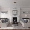 imageEkena Millwork CM20BE1CBC Berkshire Ceiling Medallion Cloud Burst CracklePolished Copper Metallic Series