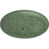 imageEkena Millwork CM21LU 21Inch OD x 2Inch ID x 2Inch P Luton Ceiling MedallionAthenian Green Flat Finish