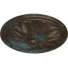 imageEkena Millwork CM22BO 22 58Inch OD x 1 34Inch P Bordeaux Ceiling MedallionHandPainted Bronze Blue Patina