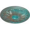 imageEkena Millwork CM22BO 22 58Inch OD x 1 34Inch P Bordeaux Ceiling MedallionHandPainted Copper Green Patina