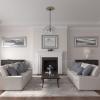 imageEkena Millwork CM22BO 22 58Inch OD x 1 34Inch P Bordeaux Ceiling MedallionHandPainted Gobi Desert