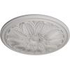 imageEkena Millwork CM22BO 22 58Inch OD x 1 34Inch P Bordeaux Ceiling MedallionHandPainted Ultra Pure White