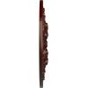 imageEkena Millwork CM23JA 23 58Inch OD x 3 78Inch ID x 2 18Inch P Jamie Ceiling MedallionHandPainted Brushed Mahogany