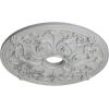 imageEkena Millwork CM23JA 23 58Inch OD x 3 78Inch ID x 2 18Inch P Jamie Ceiling MedallionHandPainted Frost