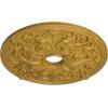 imageEkena Millwork CM23JA 23 58Inch OD x 3 78Inch ID x 2 18Inch P Jamie Ceiling MedallionHandPainted Iridescent Gold