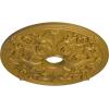 imageEkena Millwork CM23JA 23 58Inch OD x 3 78Inch ID x 2 18Inch P Jamie Ceiling MedallionHandPainted Pharaohs Gold