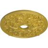 imageEkena Millwork CM23JA 23 58Inch OD x 3 78Inch ID x 2 18Inch P Jamie Ceiling MedallionHandPainted Rich Gold