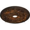 imageEkena Millwork CM23JA 23 58Inch OD x 3 78Inch ID x 2 18Inch P Jamie Ceiling MedallionHandPainted Rust